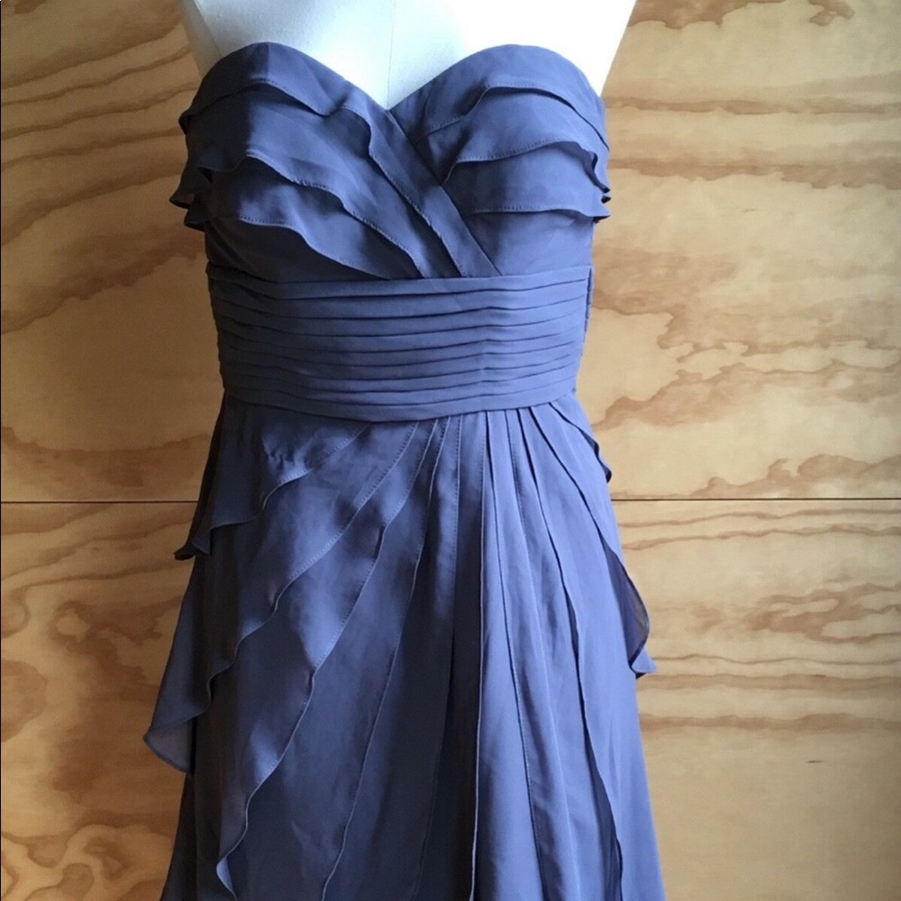 Bill Levkoff Pewter dress